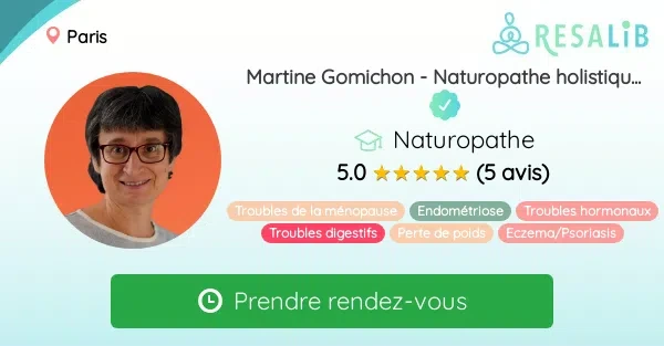 Retrouvez Martine Gomichon - Naturopathe & Géobiologue sur Resalib : Naturopathes vérifiés